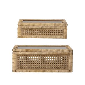 BLOOMINGVILLE Lally ske m/Lg, Natur, Rattan