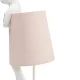 KARE DESIGN Animal Rabbit bordlampe - rosa linnedhr og hvid polyresin/stl (H:50cm)