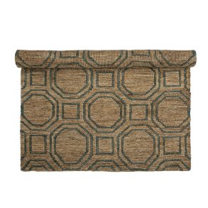 CREATIVE COLLECTION Fry gulvtppe, rektangulr - natur jute (210x150)