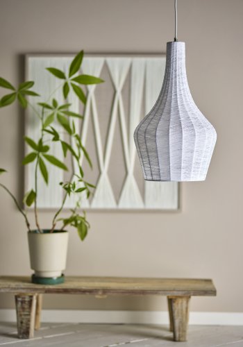 BLOOMINGVILLE Thuja loftlampe - natur polyester