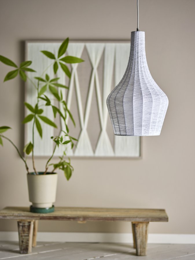 BLOOMINGVILLE Thuja loftlampe - natur polyester