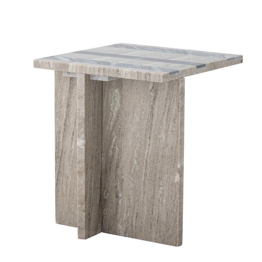 BLOOMINGVILLE Clea Sidebord, Brun, Marmor