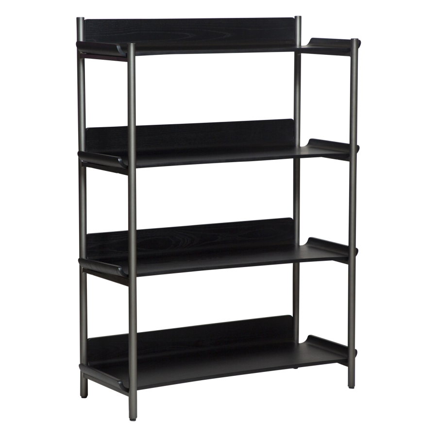 DAN-FORM FRIYAY Boghylde Sortbejdset askefiner