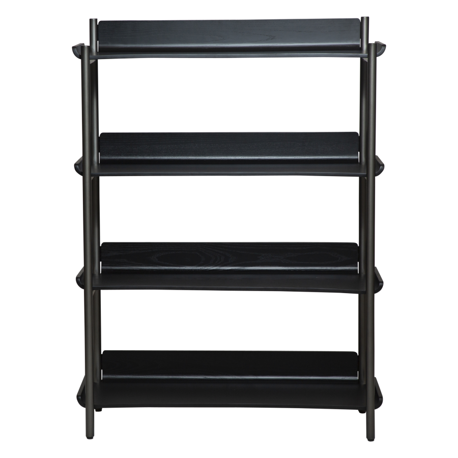 DAN-FORM FRIYAY Boghylde Sortbejdset askefiner