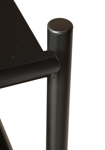 DAN-FORM FRIYAY Boghylde Sortbejdset askefiner