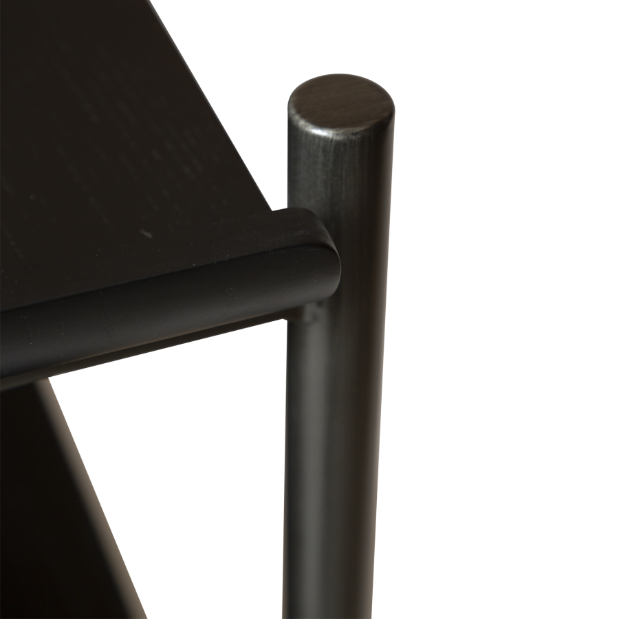 DAN-FORM FRIYAY Boghylde Sortbejdset askefiner