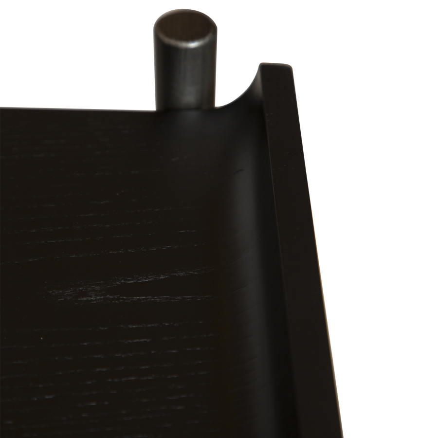 DAN-FORM FRIYAY Boghylde Sortbejdset askefiner