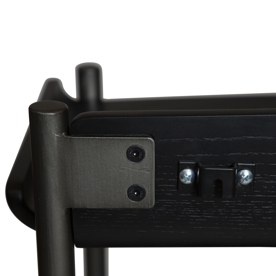 DAN-FORM FRIYAY Boghylde Sortbejdset askefiner