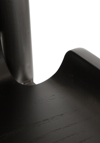 DAN-FORM FRIYAY Boghylde Sortbejdset askefiner