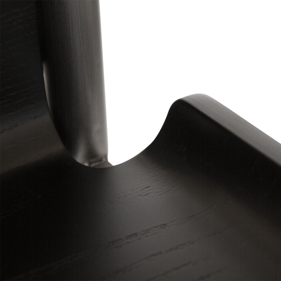 DAN-FORM FRIYAY Boghylde Sortbejdset askefiner