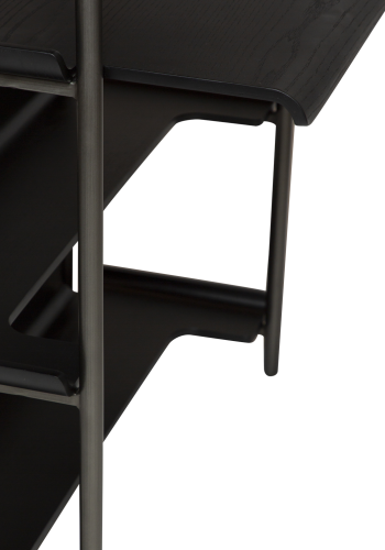 DAN-FORM FRIYAY Boghylde Sortbejdset askefiner