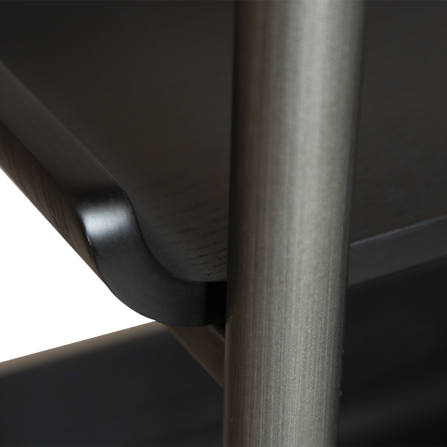 DAN-FORM FRIYAY Boghylde Sortbejdset askefiner