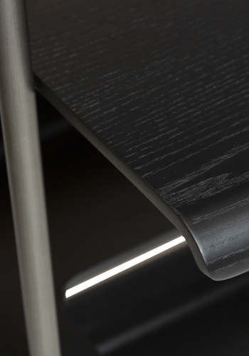 DAN-FORM FRIYAY Boghylde Sortbejdset askefiner