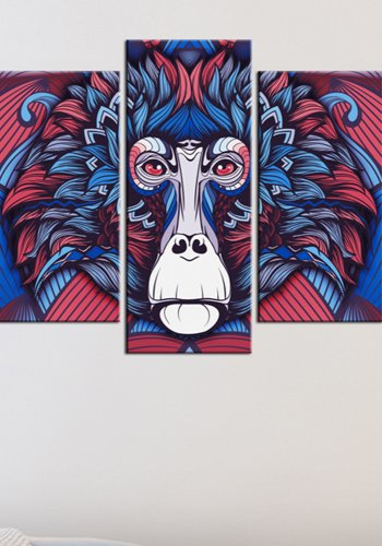 ARTGEIST billede trykt p lrred - Magnetism of the Look, 5-delt - Flere strrelser