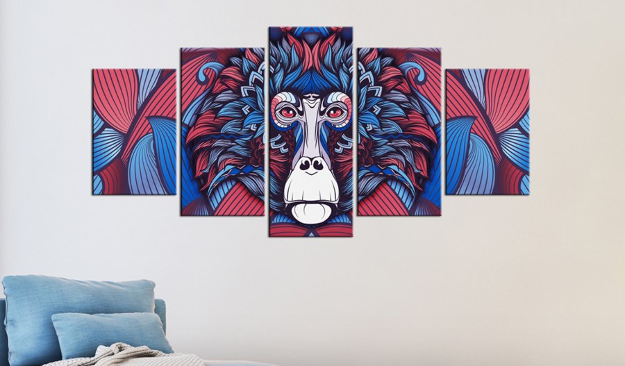 ARTGEIST billede trykt p lrred - Magnetism of the Look, 5-delt - Flere strrelser