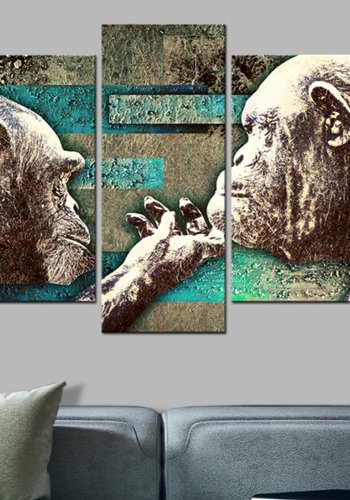 ARTGEIST billede trykt p lrred - Learning of Tenderness, 5-delt - Flere strrelser