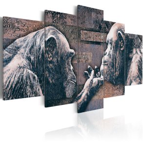 ARTGEIST billede trykt p lrred - The Unquiet Hearts, 5-delt - Flere strrelser