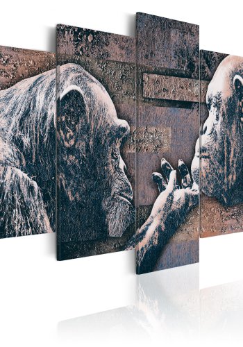 ARTGEIST billede trykt p lrred - The Unquiet Hearts, 5-delt - Flere strrelser