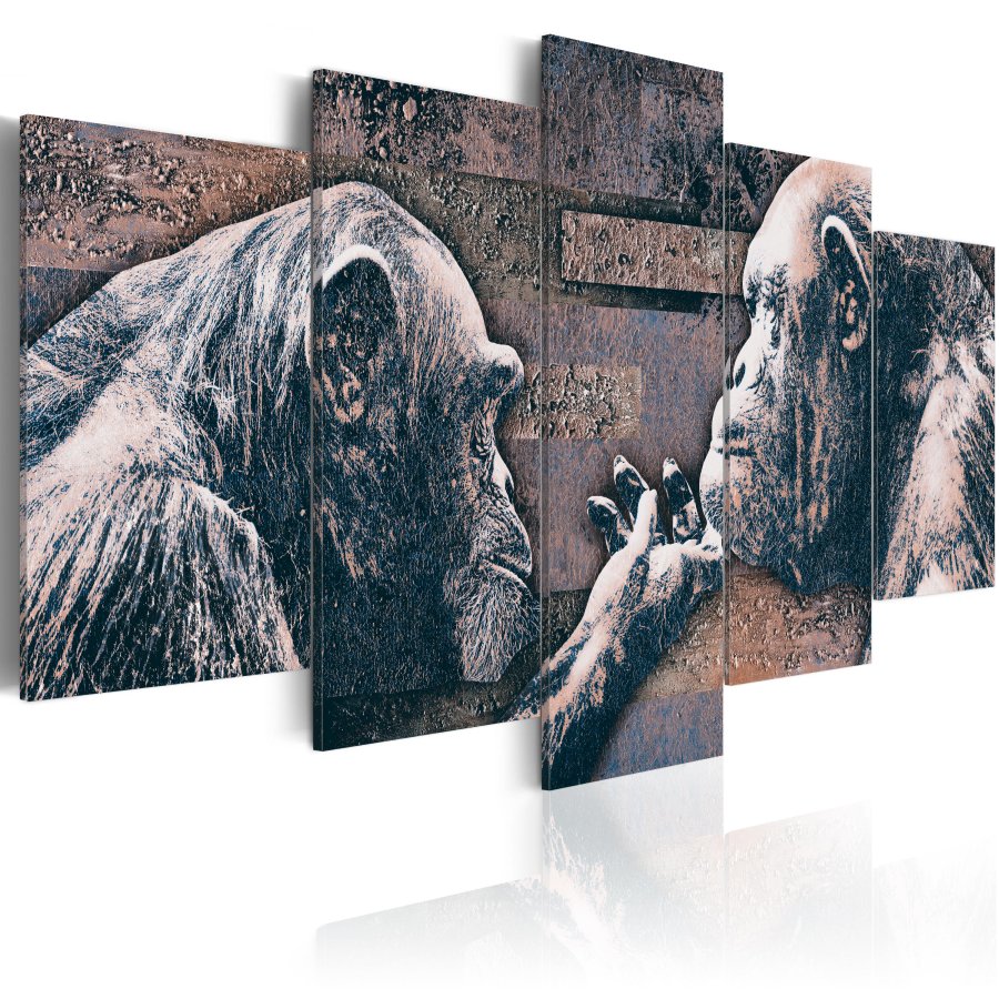 ARTGEIST billede trykt p lrred - The Unquiet Hearts, 5-delt - Flere strrelser