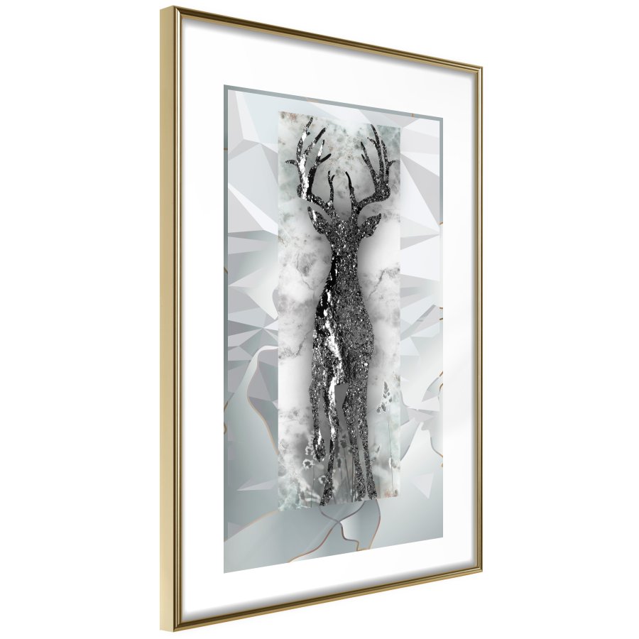 ARTGEIST Plakat med ramme - Crystal Deer