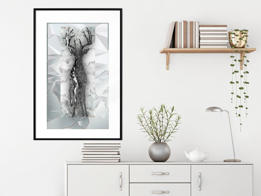 ARTGEIST Plakat med ramme - Crystal Deer