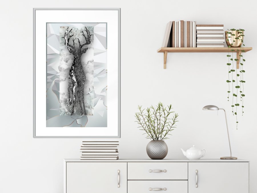 ARTGEIST Plakat med ramme - Crystal Deer