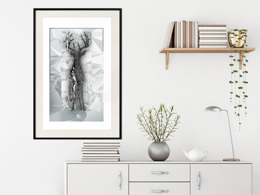 ARTGEIST Plakat med ramme - Crystal Deer