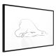 ARTGEIST Plakat med ramme - Resting Polar Bear