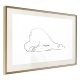 ARTGEIST Plakat med ramme - Resting Polar Bear
