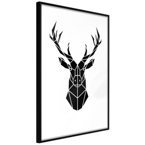 ARTGEIST Plakat med ramme - Geometric Stag