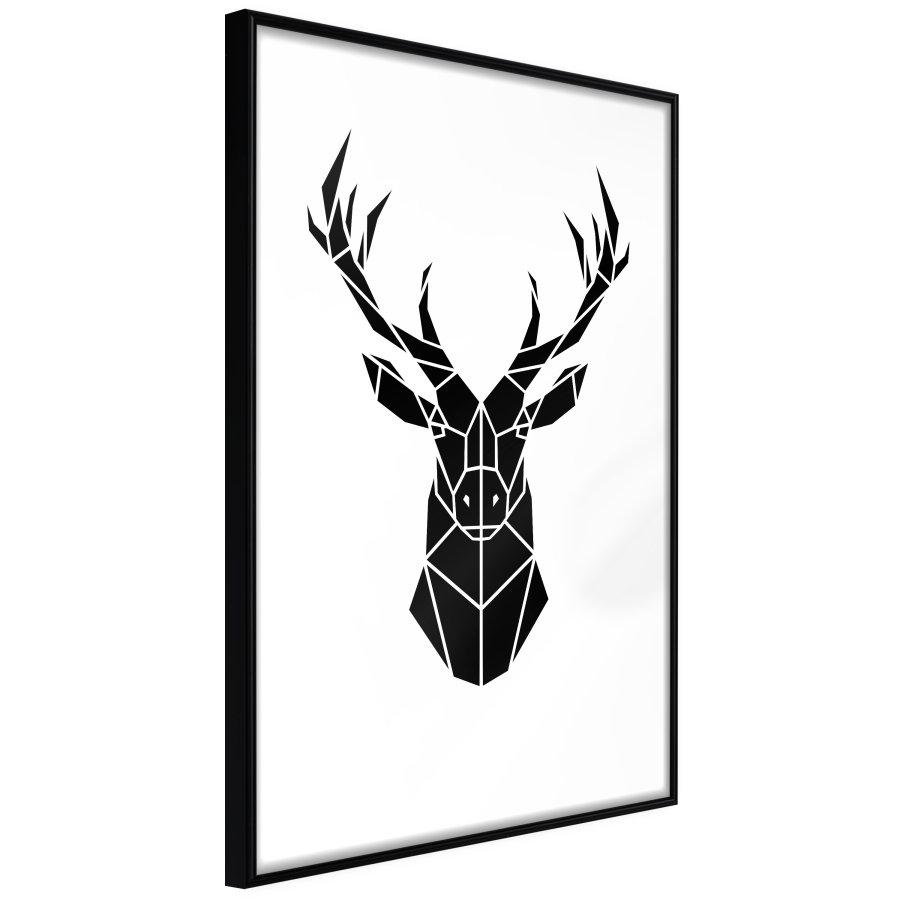 ARTGEIST Plakat med ramme - Geometric Stag