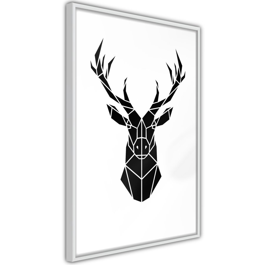 ARTGEIST Plakat med ramme - Geometric Stag