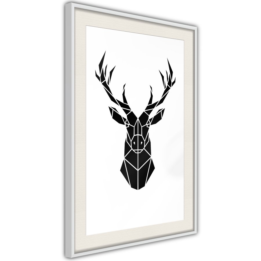 ARTGEIST Plakat med ramme - Geometric Stag