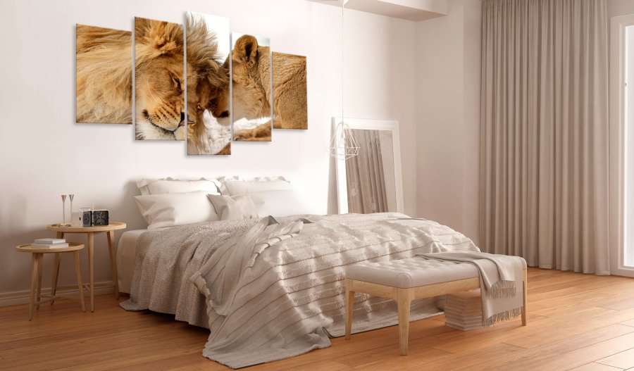 ARTGEIST billede trykt p lrred - Wild Love, 5-delt - Flere strrelser