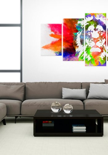 ARTGEIST billede trykt p lrred - Master of Energy, 5-delt - Flere strrelser