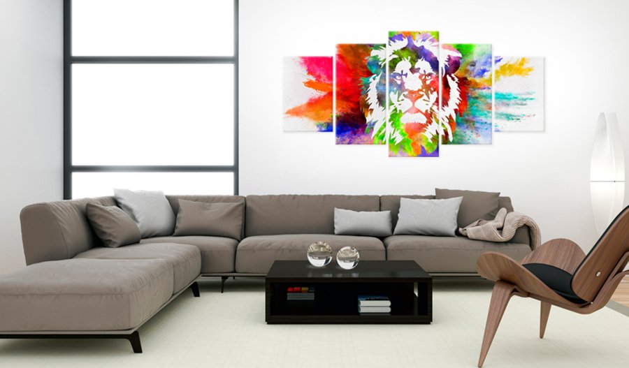 ARTGEIST billede trykt p lrred - Master of Energy, 5-delt - Flere strrelser