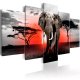 ARTGEIST billede trykt p lrred - Lonely Elephant, 5-delt