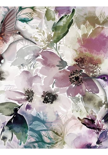 ARTGEIST Fototapet - Nature in Watercolor, natur i vandfarver (flere strrelser)