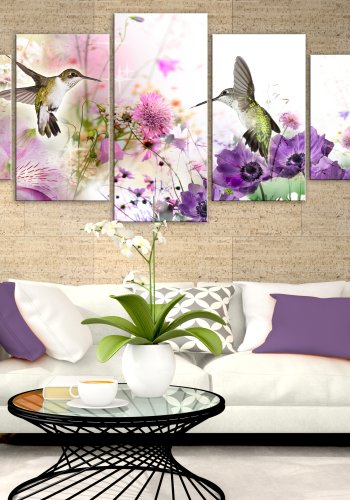 ARTGEIST billede - Colourful Nature, 5-delt wide - Flere strrelser