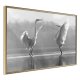 ARTGEIST Plakat med ramme - Black and White Herons