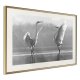 ARTGEIST Plakat med ramme - Black and White Herons