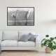 ARTGEIST Plakat med ramme - Black and White Herons