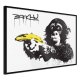 ARTGEIST Plakat med ramme - Banksy: Banana Gun I