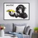 ARTGEIST Plakat med ramme - Banksy: Banana Gun I