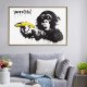 ARTGEIST Plakat med ramme - Banksy: Banana Gun I