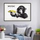 ARTGEIST Plakat med ramme - Banksy: Banana Gun I