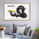ARTGEIST Plakat med ramme - Banksy: Banana Gun I