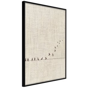 ARTGEIST Plakat med ramme - Learning to Fly