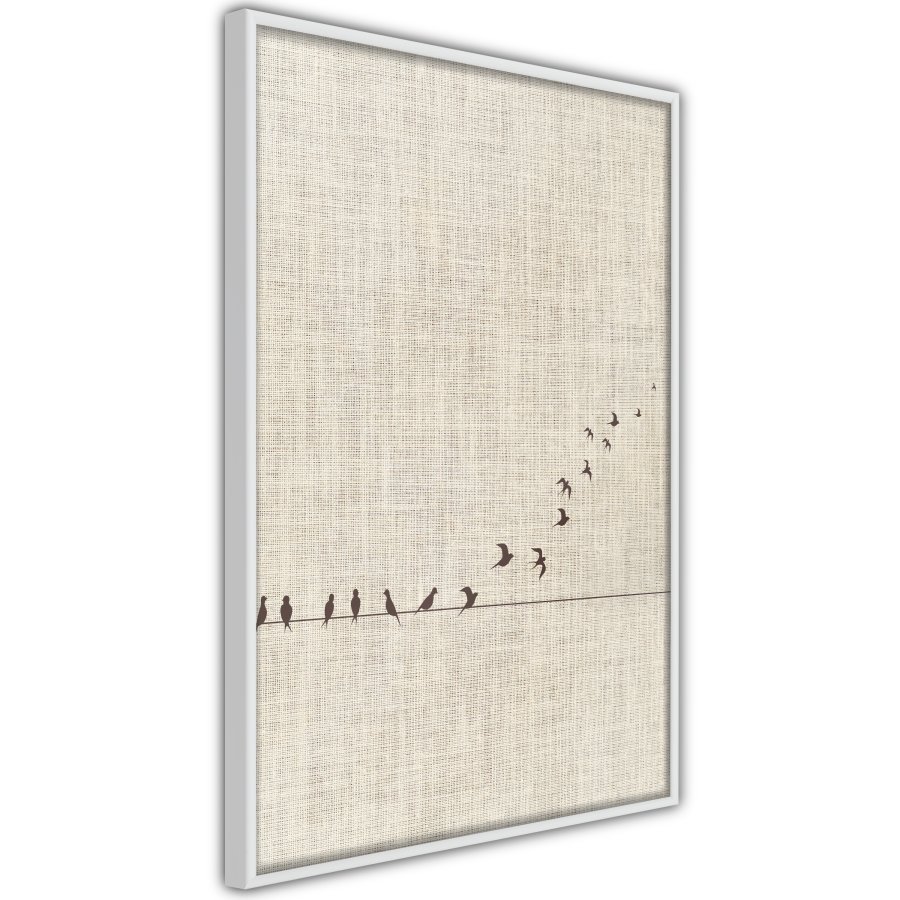 ARTGEIST Plakat med ramme - Learning to Fly