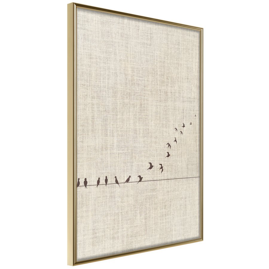 ARTGEIST Plakat med ramme - Learning to Fly